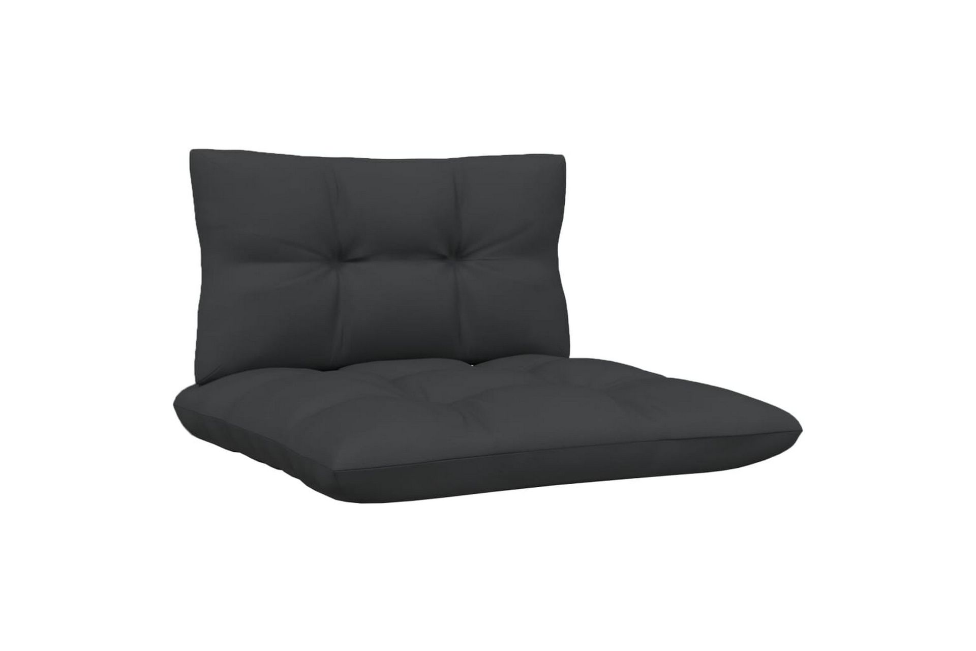 loungesæt til haven 5 dele med antracitgrå hynder fyrretræ - Hvid - Have - Udendørs miljø - Altan & terrasse - Altanmøbler