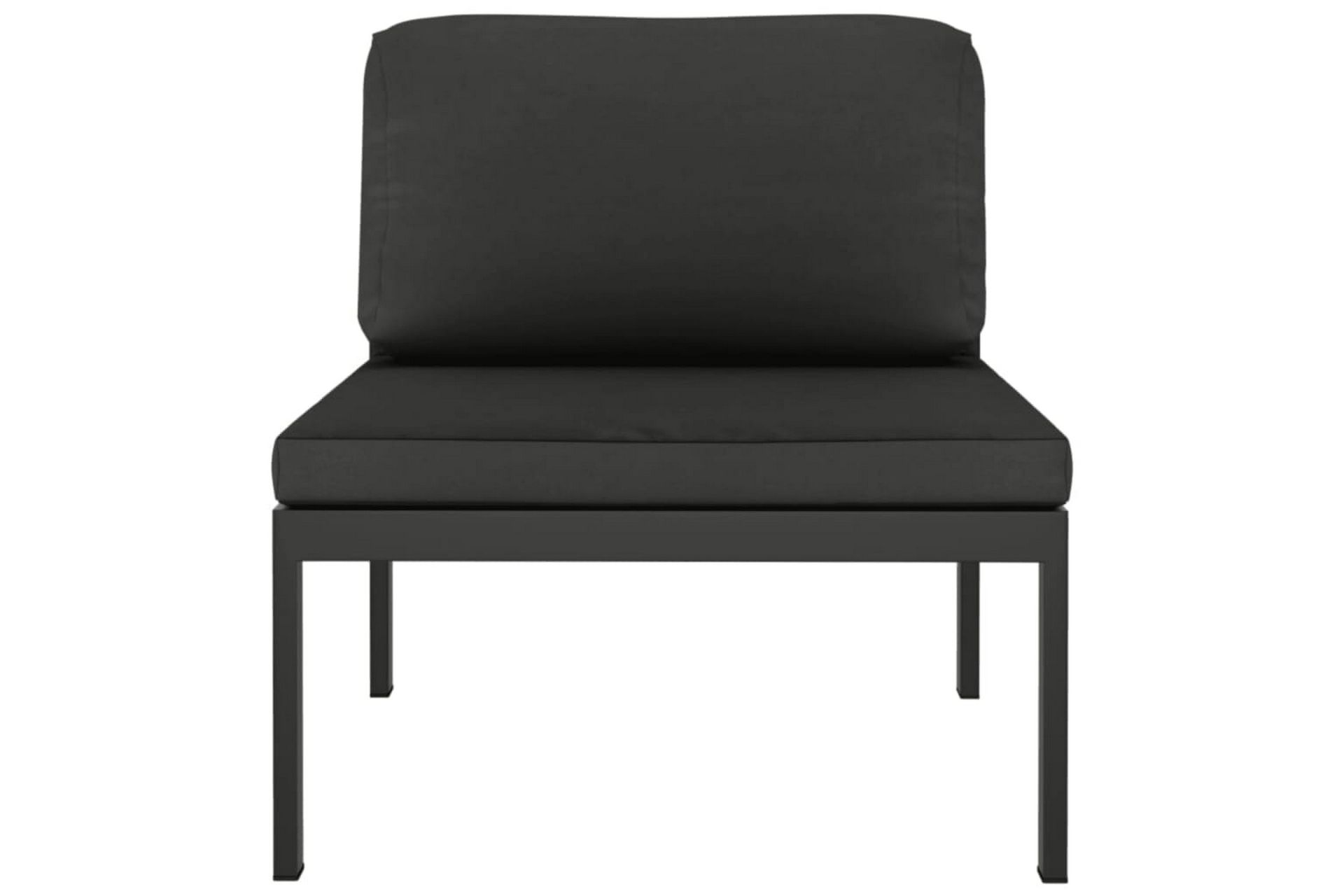 loungesæt til haven 5 dele med hynder aluminium antracitgrå - Antracit - Have - Udendørs miljø - Altan & terrasse - Altanmøbler