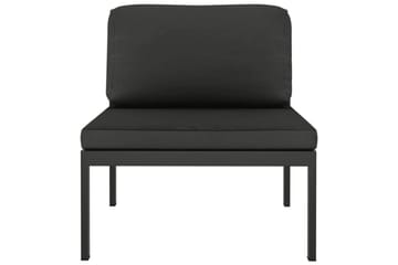 loungesæt til haven 5 dele med hynder aluminium antracitgrå - Antracit - Have - Udendørs miljø - Altan & terrasse - Altanmøbler