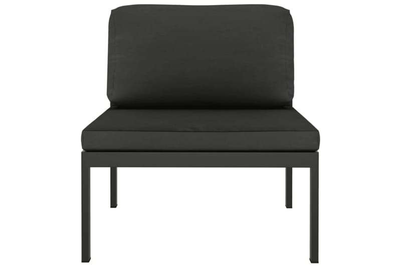 loungesæt til haven 5 dele med hynder aluminium antracitgrå - Antracit - Have - Udendørs miljø - Altan & terrasse - Altanmøbler