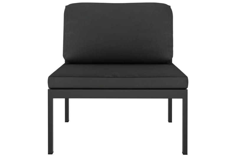 loungesæt til haven 5 dele med hynder aluminium antracitgrå - Antracit - Have - Udendørs miljø - Altan & terrasse - Altanmøbler