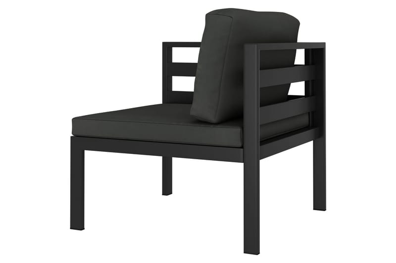 loungesæt til haven 6 dele med hynder aluminium antracitgrå - Antracit - Have - Udendørs miljø - Altan & terrasse - Altanmøbler