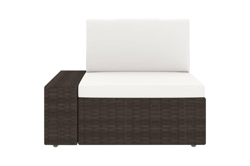 loungesæt til haven med hynder 10 dele polyrattan brun - Brun - Have - Udendørs miljø - Altan & terrasse - Altanmøbler