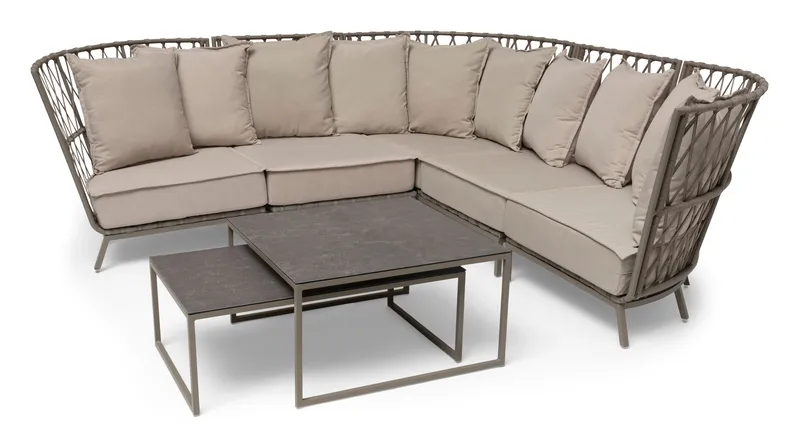 Loungesofa Hillerstorp Jet Set Hjørne - Beige - Havemøbler - Loungemøbler - Loungesofaer