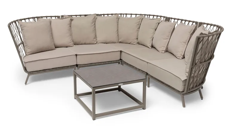 Loungesofa Hillerstorp Jet Set Hjørne - Beige - Havemøbler - Loungemøbler - Loungesofaer