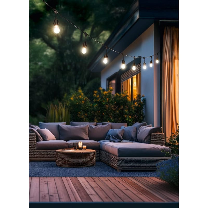 Lyskæde Chain - Uden skærm - Have - Udendørs miljø - Altan & terrasse - Altanbelysning