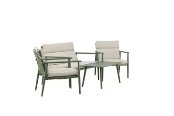 Mazzaro Sofagruppe Udendørs 4-personers - Grøn/Beige - Havemøbler - Loungemøbler - Sofagrupper udendørs