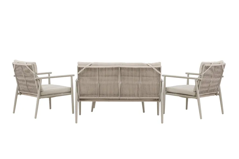 Mazzaro Sofagruppe Udendørs 4-personers - Antracit - Have - Udendørs miljø - Altan & terrasse - Altanmøbler