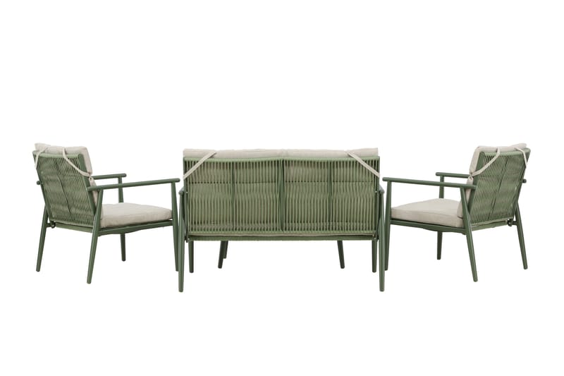 Mazzaro Sofagruppe Udendørs 4-personers - Grøn/Beige - Have - Udendørs miljø - Altan & terrasse - Altanmøbler