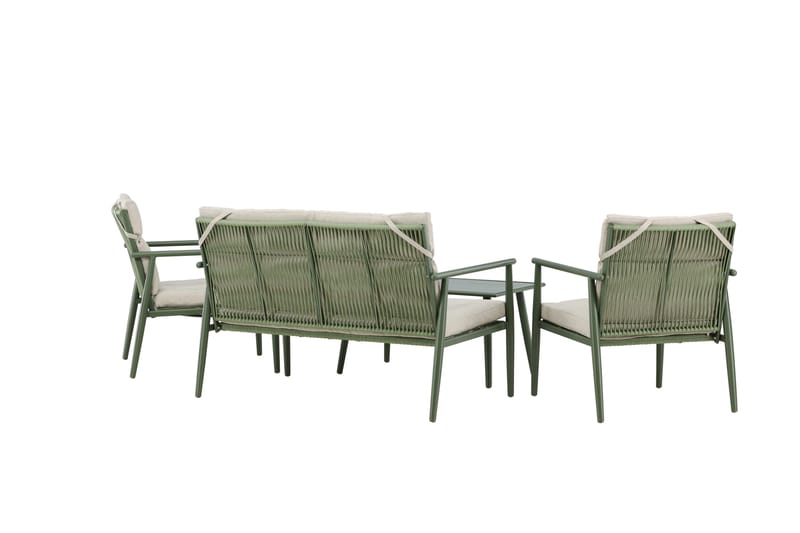Mazzaro Sofagruppe Udendørs 4-personers - Grøn/Beige - Have - Udendørs miljø - Altan & terrasse - Altanmøbler