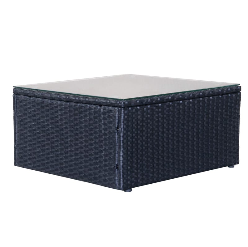 Mendoza 4-personers Sofagruppe - Sort - Have - Udendørs miljø - Altan & terrasse - Altanmøbler