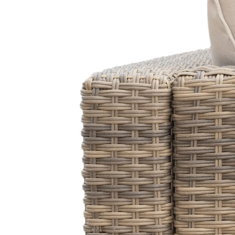 Mendoza 4-personers Sofagruppe - Brun - Have - Udendørs miljø - Altan & terrasse - Altanmøbler