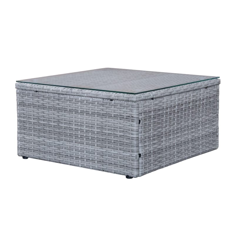 Mendoza 4-personers Sofagruppe - Grå - Have - Udendørs miljø - Altan & terrasse - Altanmøbler