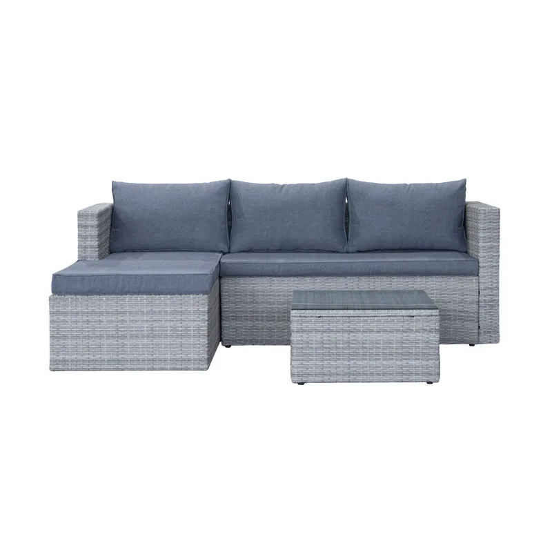 Mendoza 4-personers Sofagruppe, Grå