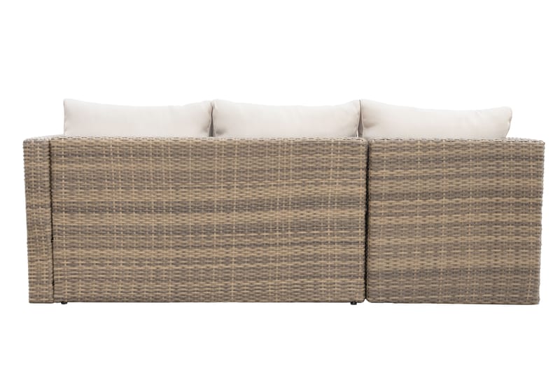 Mendoza 4-personers Sofagruppe - Brun - Have - Udendørs miljø - Altan & terrasse - Altanmøbler