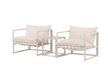 Messina Sofagruppe Udendørs 2-personers - Beige - Havemøbler - Loungemøbler - Sofagrupper udendørs