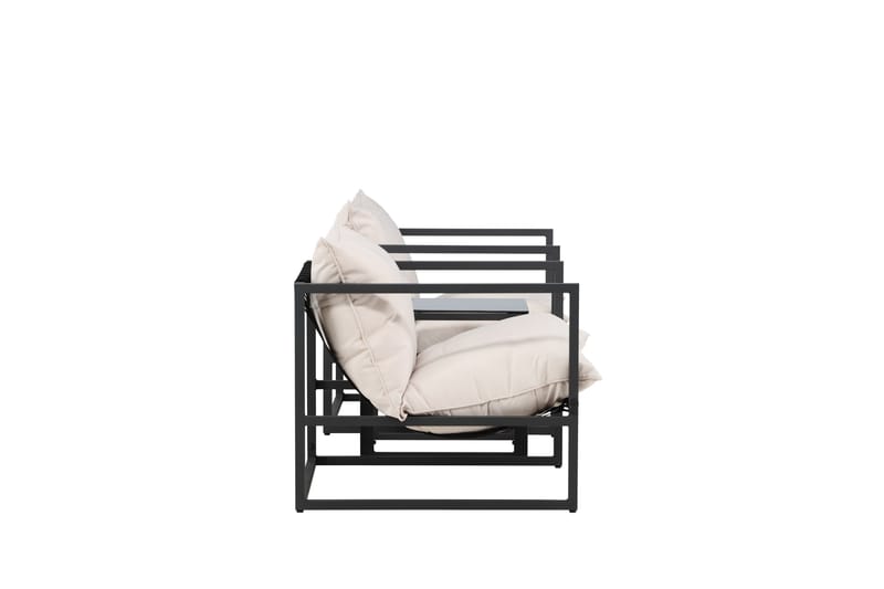 Messina Sofagruppe Udendørs 2-personers - Sort - Have - Udendørs miljø - Altan & terrasse - Altanmøbler