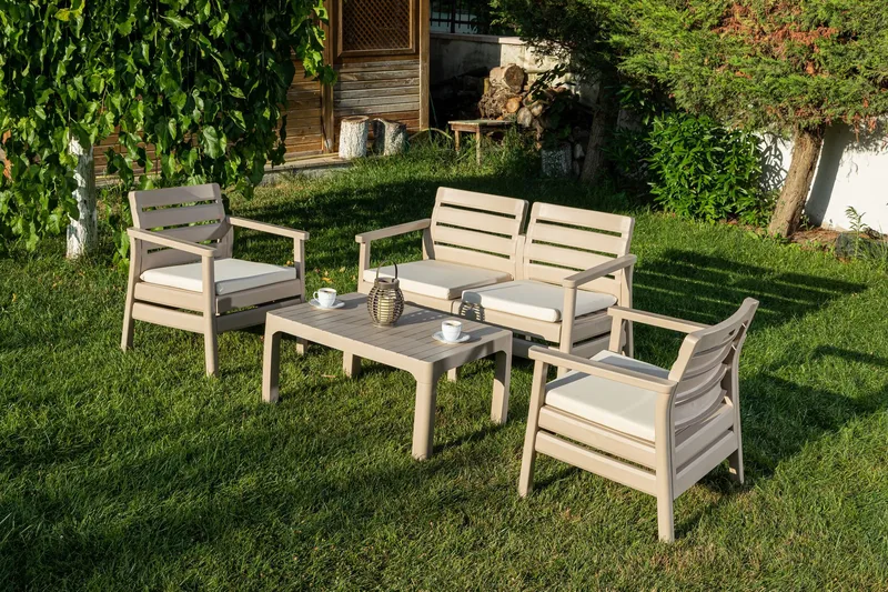 Momira Loungegruppe udendørs - Desert Beige - Have - Udendørs miljø - Altan & terrasse - Altanmøbler