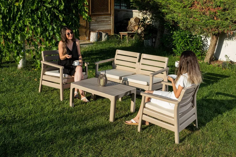 Momira Loungegruppe udendørs - Desert Beige - Have - Udendørs miljø - Altan & terrasse - Altanmøbler