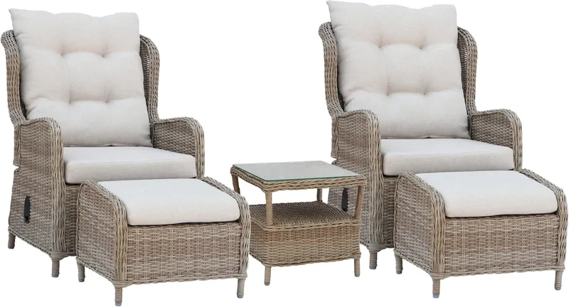 Orleans Lounge Udendørsmøbelgruppe, Beige