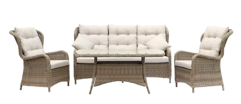 Orleans Recliner Lounge, Beige