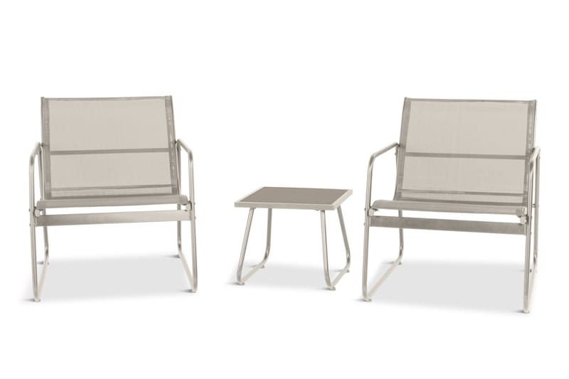 Pelanda cafésæt til udendørs brug - Beige - Have - Udendørs miljø - Altan & terrasse - Altanmøbler