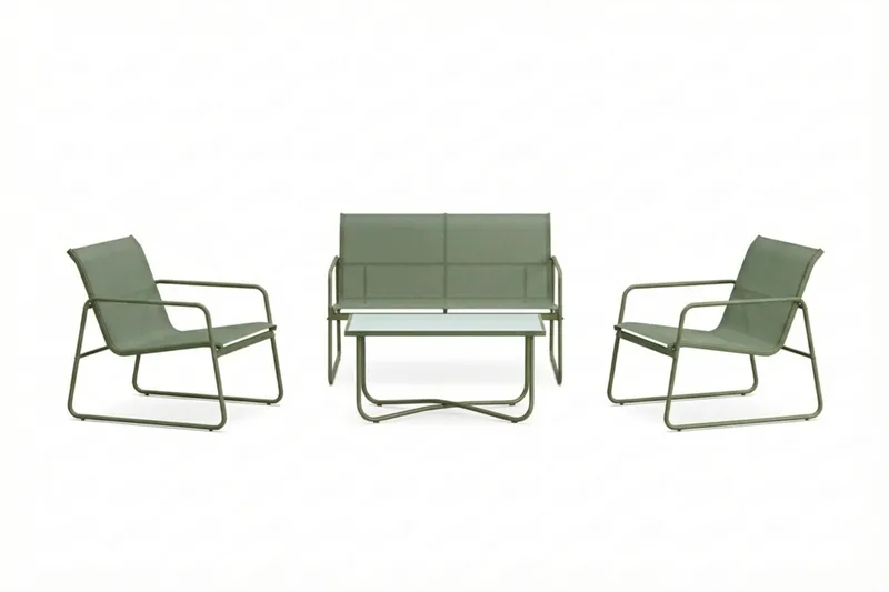 Pelanda loungegruppe til udendørs brug - Grøn - Have - Udendørs miljø - Altan & terrasse - Altanmøbler