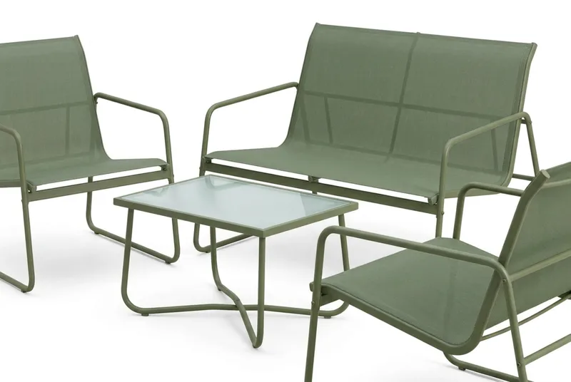 Pelanda loungegruppe til udendørs brug - Grøn - Have - Udendørs miljø - Altan & terrasse - Altanmøbler