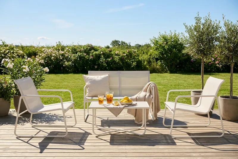 Pelanda loungegruppe til udendørsbrug - Beige - Have - Udendørs miljø - Altan & terrasse - Altanmøbler