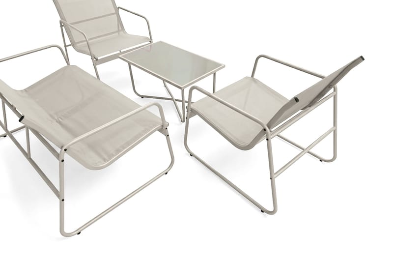 Pelanda loungesæt til udendørs brug - Beige - Have - Udendørs miljø - Altan & terrasse - Altanmøbler