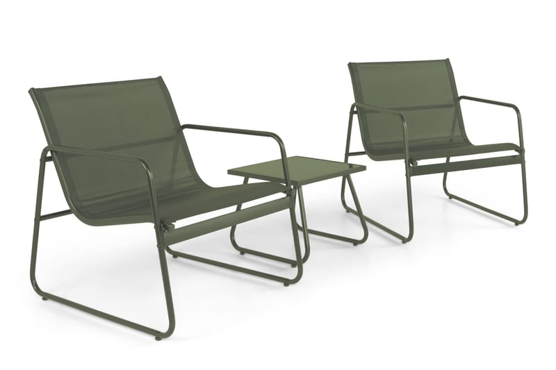 Pelanda loungesæt til udendørs brug, Grøn