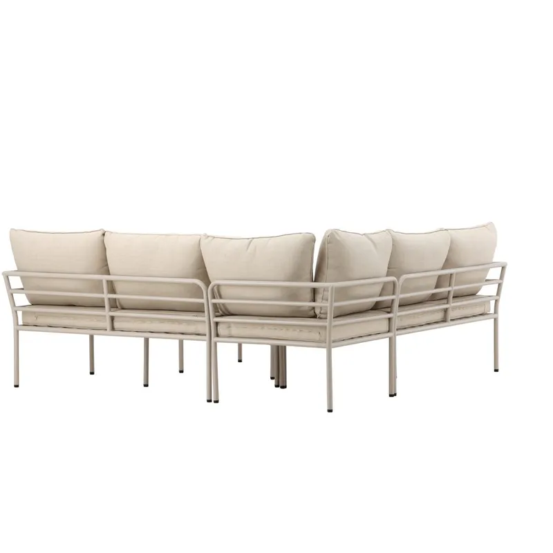 Penh Sofagruppe Udendørs 5-personers - Beige - Have - Udendørs miljø - Altan & terrasse - Altanmøbler