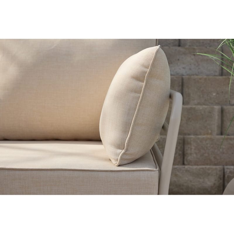 Penh Sofagruppe Udendørs 5-personers - Beige - Have - Udendørs miljø - Altan & terrasse - Altanmøbler