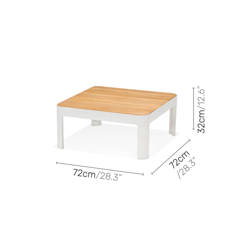 Portals Modul Sæt 2× 2-personers sofaer + sofabord - Koralsand - Have - Udendørs miljø - Altan & terrasse - Altanmøbler