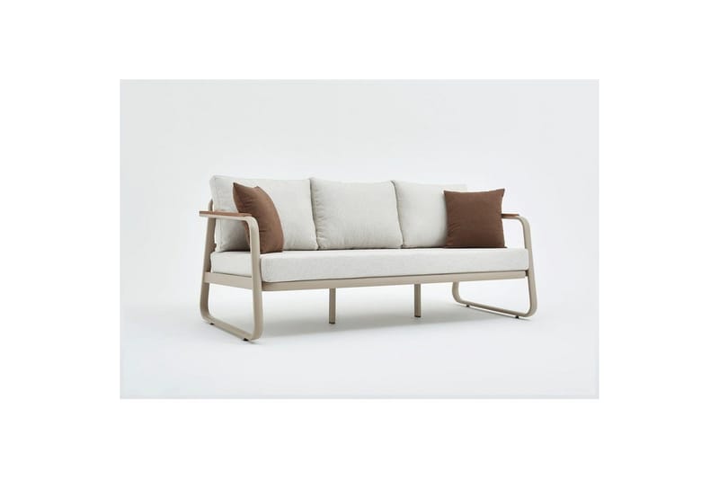 Rio Sofasæt Udendørs 6 Personers Beige - Beige - Have - Udendørs miljø - Altan & terrasse - Altanmøbler