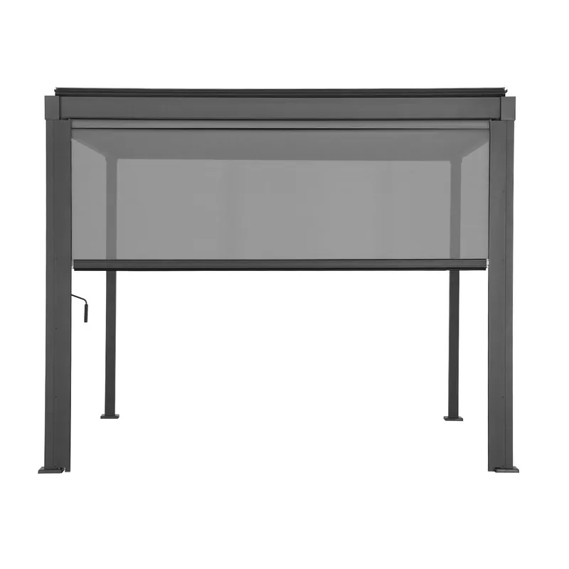 rullegardin til pavillon HOME4YOU Mirador-80/88 3M, grå - Grå - Have - Udendørs miljø - Altan & terrasse - Sikkerhed & læhegn altan