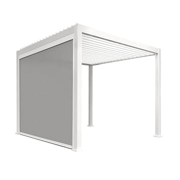 Rullegardin til pavillon HOME4YOU Mirador-111 hvid/lysegrå 3 m - Hvid/lysegrå - Have - Udendørs miljø - Altan & terrasse - Sikkerhed & læhegn altan