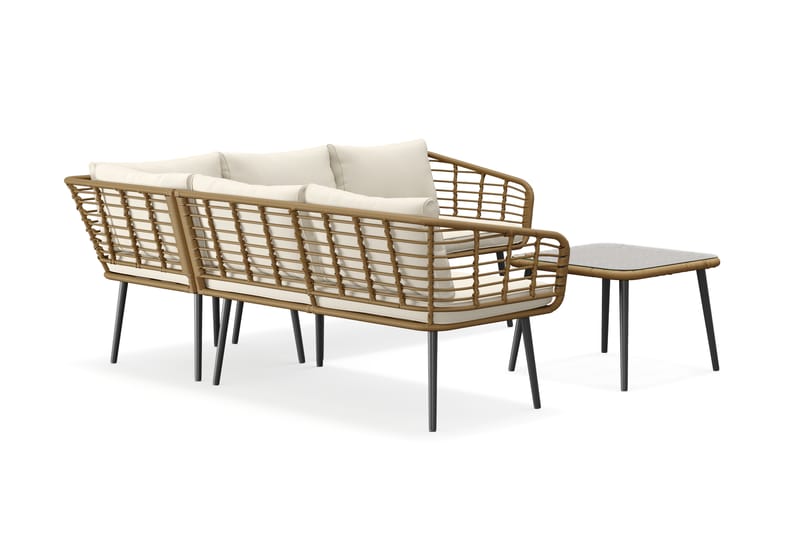 Sammy Sofagruppe 5-personers - Beige - Have - Udendørs miljø - Altan & terrasse - Altanmøbler