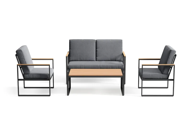 Serena Sofagruppe 4-personers, Antracit