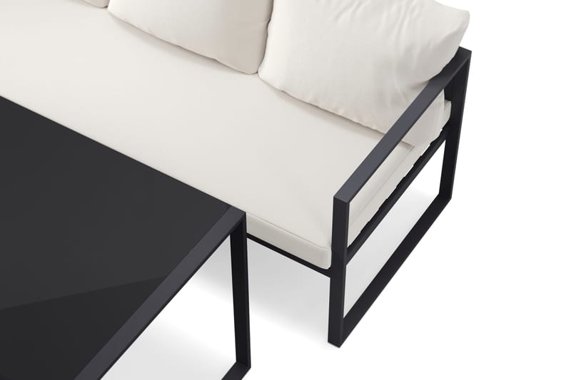 Silvia loungegruppe til udendørs brug - Sort - Have - Udendørs miljø - Altan & terrasse - Altanmøbler