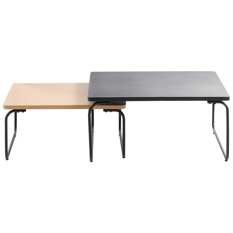 Sofagruppe udendørs 5-personers Venaria med bord - Sort/Beige - Have - Udendørs miljø - Altan & terrasse - Altanmøbler