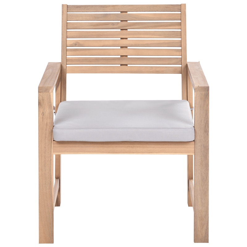 Sofagruppe udendørs med bord 4-personers Fiames akacietræ - Brun/Grå - Have - Udendørs miljø - Altan & terrasse - Altanmøbler