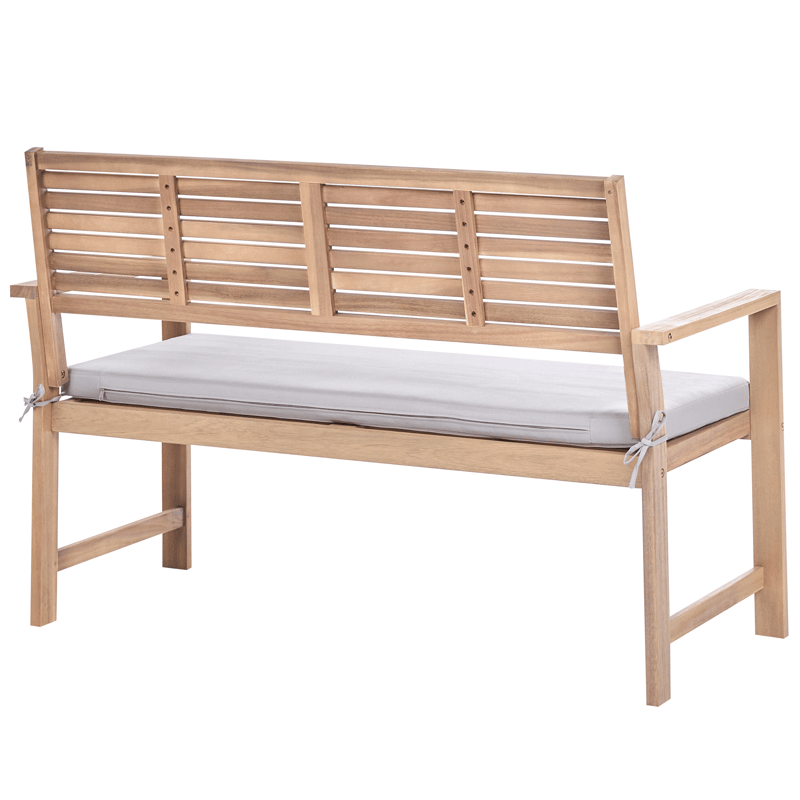 Sofagruppe udendørs med bord 4-personers Fiames akacietræ - Brun/Grå - Have - Udendørs miljø - Altan & terrasse - Altanmøbler