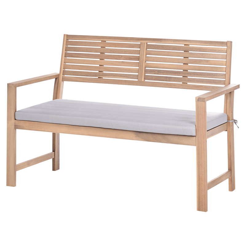 Sofagruppe udendørs med bord 4-personers Fiames akacietræ - Brun/Grå - Have - Udendørs miljø - Altan & terrasse - Altanmøbler