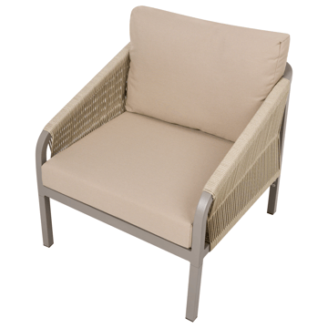 Sofagruppe udendørs med bord 5-personers Murato - Beige - Havemøbler - Loungemøbler - Sofagrupper udendørs