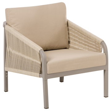 Sofagruppe udendørs med bord 5-personers Murato - Beige - Havemøbler - Loungemøbler - Sofagrupper udendørs