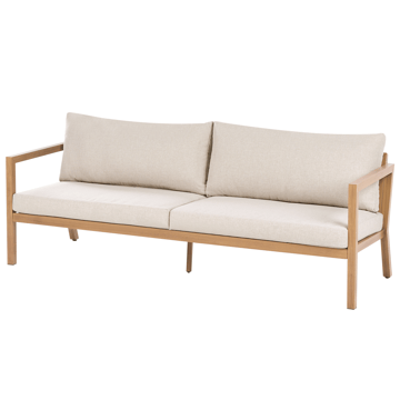 Sofagruppe udendørs med bord 5-personers Oneta - Brun/Beige - Havemøbler - Loungemøbler - Sofagrupper udendørs
