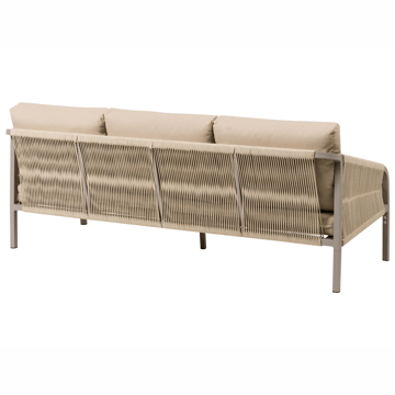 Sofagruppe udendørs med bord 5-personers Murato - Beige - Havemøbler - Loungemøbler - Sofagrupper udendørs