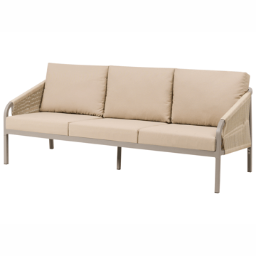 Sofagruppe udendørs med bord 5-personers Murato - Beige - Havemøbler - Loungemøbler - Sofagrupper udendørs