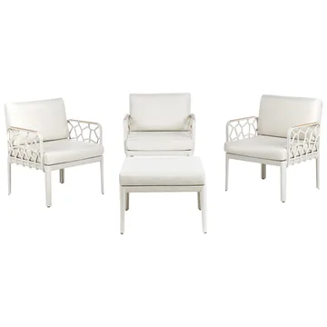 Sofasæt Eriche - Beige, brun - Havemøbler - Loungemøbler - Sofagrupper udendørs